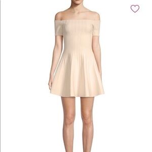 Ronny Kobo Karin Off The Shoulder Knit Dress